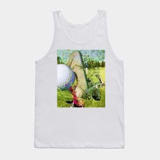 Golf club graphic style Tank Top